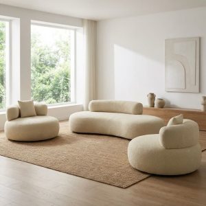 مبل راحتی 5 نفره نوین چوب پارس مدل Minimal